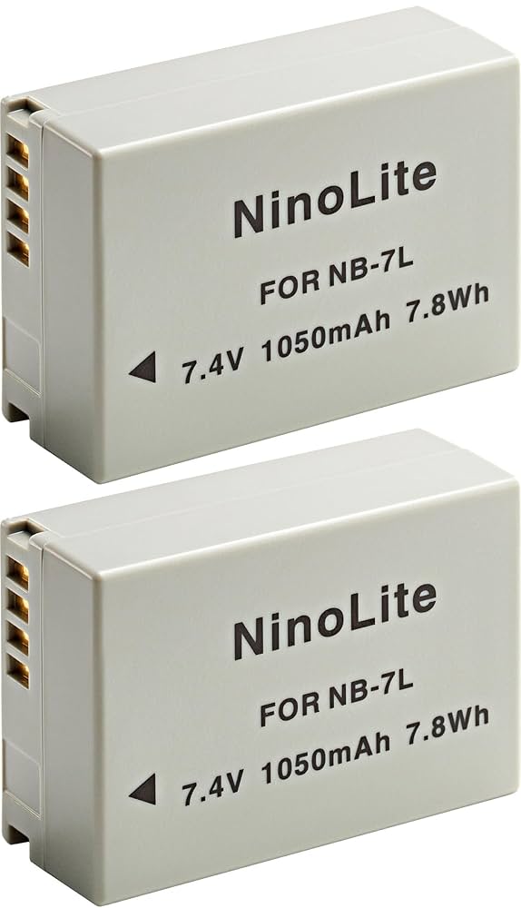 Amazon | NinoLite NB-7L 互換 バッテリー 2個セット キャノン